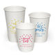Personalized Confetti Dot White Paper Party Cups Image 10 of 10